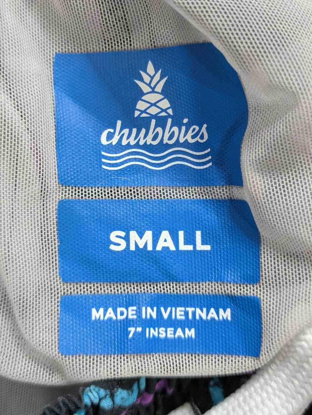 Chubbies The Nine Ts Black Blue Purple Retro Geometric 7
